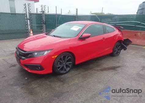 2019 Honda Civic Sport из США, поврежденный, VIN 2HGFC4B80KH303422